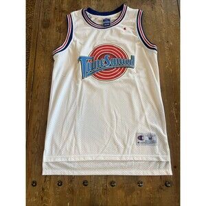 Tune Squad #1 Bugs Bunny Space Jam Basketball Jersey 90s VTG Champion Men’s M